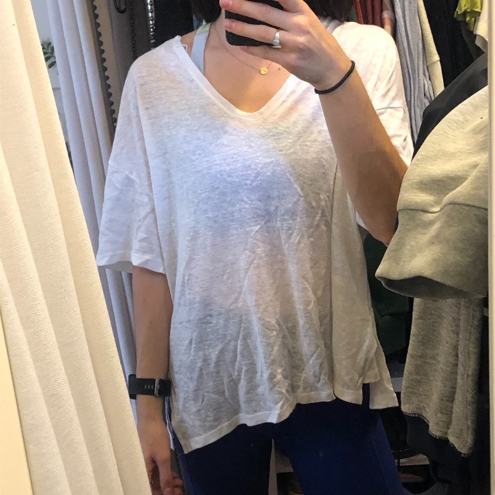 Women's white tee